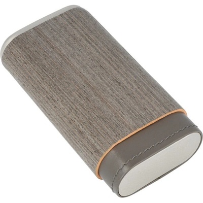 Angelo pouzdro na 3 doutníky Veneer Wood Leather 14 cm