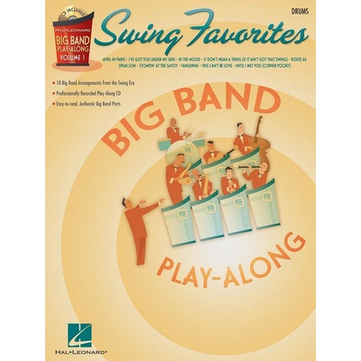 BIG BAND PLAY-ALONG 1 SWING FAVORITES + CD bicí nástroje