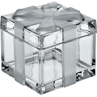 Crystal Bohemia Skleněná dóza Mašle 115 mm