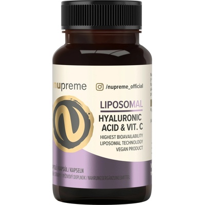 Nupreme Liposomal Kyselina hyalurónová a vitamin C 30 kapsúl