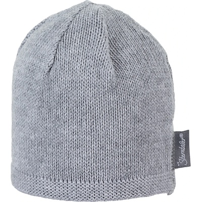 Sterntaler Детска зимна шапка (beanie) Sterntaler Kid's OCS Knitted Beanie - Silber Melange - размер 35 cm (904-2473-0611)