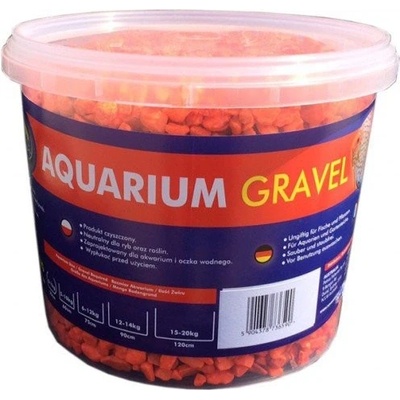 Aqua Nova štěrk fluo oranžový 5 kg, 3 l