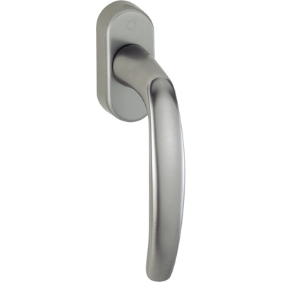 Hoppe Okenná kľučka Atlanta secustic F9 oceľ /N10A, 7/32-42mm, M5x45 + M5x50, 45°
