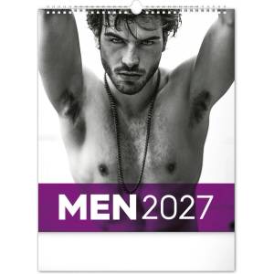REALSYSTEM Стенен календар REALSYSTEM 300x340 мм, вертикален, Men 2027 (6087-ME)