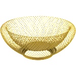 Horecano HORECANO-WICKED-Фруктиера кръгла Ø25xh13cm ЗЛАТНА (HC-981672) (232034-2) (01981672)