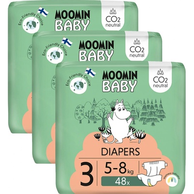 Moomin Baby 3 Midi 5-8kg 3x48ks