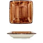 Gural Porselen - Brown Дълбока квадратна чиния 19x19cm (NBNORD19X19CK50KH) (0180452)