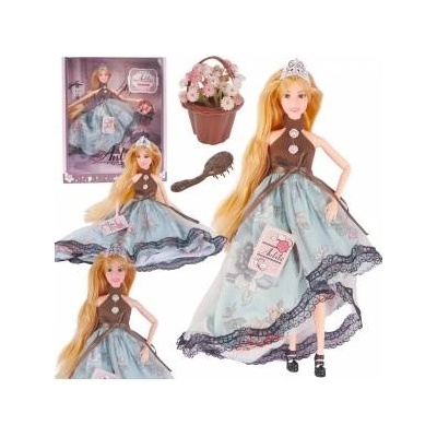Maksik Doll with crown on head blonde hair