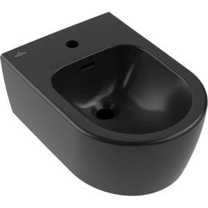 Villeroy&Boch Окачено биде Villeroy&Boch Skyla, черно мат - Pure Black CeramicPlus (448200R7)