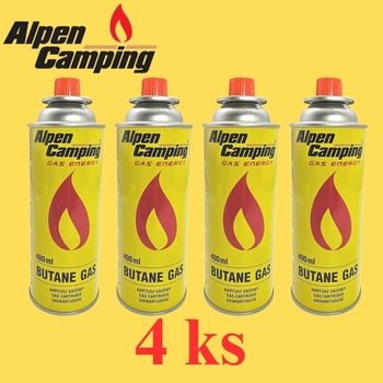 Alpen Camping Butan 4x 400 ml