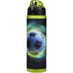 Baagl Детска тританова бутилка BAAGL Футбол, зелена, 700 ml