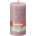 Bolsius Bolsius Polska Sprzedaż sp. z o. o. Валяк Bolsius Rustic Shine Roller 68×130 mm - пепел от рози (розов)