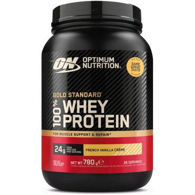 Optimum Nutrition 100% Whey Gold Standard 768 g френски ванилов крем