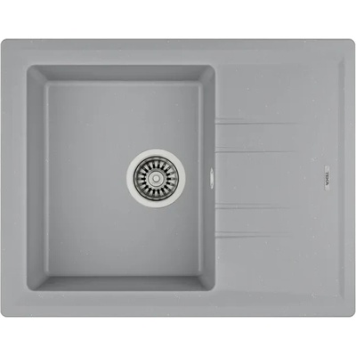 Teka Stone 45 S-TG СИВ МЕТАЛИК М. 1022. СМ, Гранитна мивка, обръщаема (М.1022.СМ)