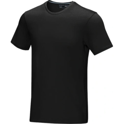 Azurite pánské tričko s krátkým rukávem z organického materiálu GOTS černá