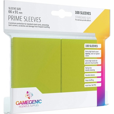 Gamegenic obaly Matte Prime Sleeves Black 100 ks