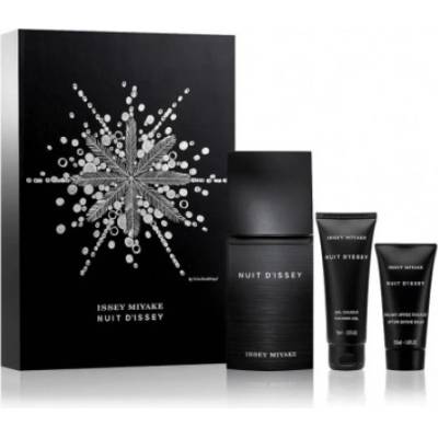 Issey Miyake Комплект за мъже Issey Miyake Nuit d`Issey - Eau de Toilette 125 мл + Афтършейв балсам ASB 50 мл + Душ гел SG 75 мл