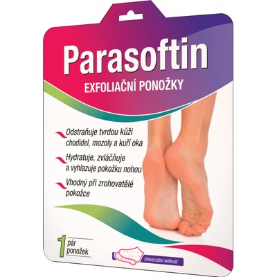Naturprodukt Parasoftin exfoliační ponožky 1 pár – Sleviste.cz