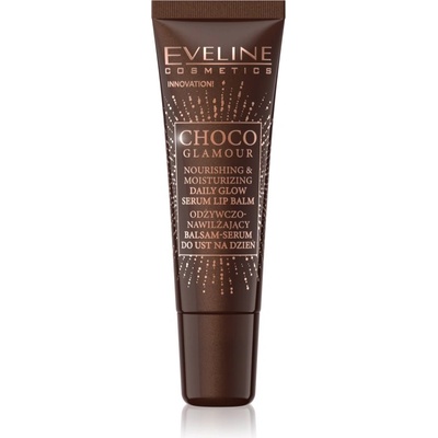 Eveline Cosmetics Choco Glamour подхранващ и хидратиращ балсам за устни 12ml