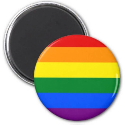 PRIDE - lgbt flag magnet