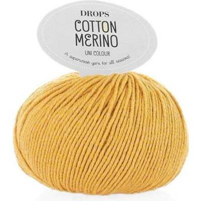 Příze DROPS Cotton Merino 15 - žlutá