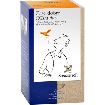 SONNENTOR Bylinný porciovaný BIO čaj OČISTA DUŠE Zase dobre! 27 g