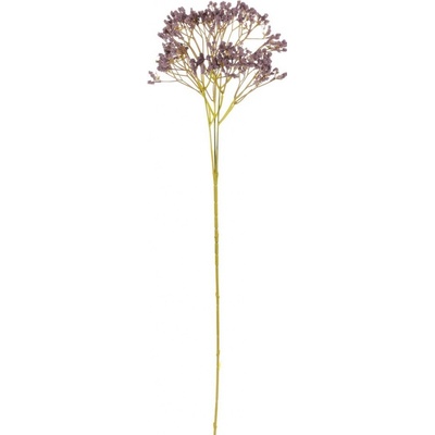 Umelý kvet Gypsophila tmavofialová, 15 x 15 x 65 cm