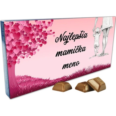 FOTOPOŠTA NAJLEPŠIA MAMIČKA s menom horká čokoláda 100 g
