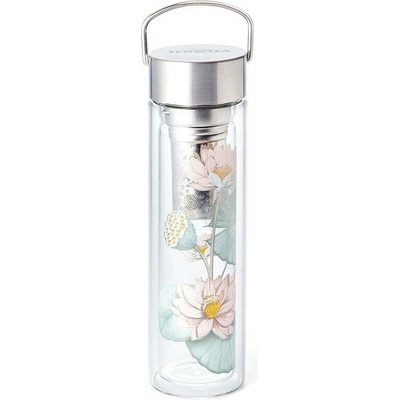 Čajová zahrada Skleněná termoska Flowtea Padma 350 ml