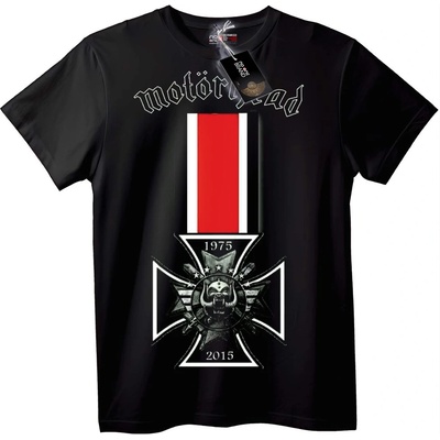 NOONEBRAND Тениска Кръст 1975-2015 на Motörhead - 5XL, White
