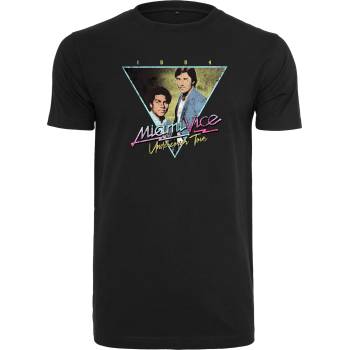 MERCHCODE Мъжка тениска в черен цвят Merchcode Miami Vice RetroUB-MC641-00007 - Черен, размер M