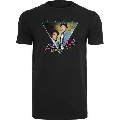 MERCHCODE Мъжка тениска в черен цвят Merchcode Miami Vice RetroUB-MC641-00007 - Черен, размер M