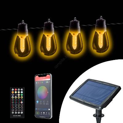 Výrobce po 1 ks Димируема LED соларна гирлянда 25xLED/1, 5W/3, 7/5V 2200 mAh 15 m IP65 черна + дистанционно управление (LC4001)