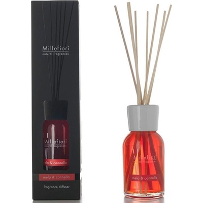 Millefiori Milano Natural Mela & Cannella Jablko a skořice Difuzér 250 ml + stéblo 8 ks