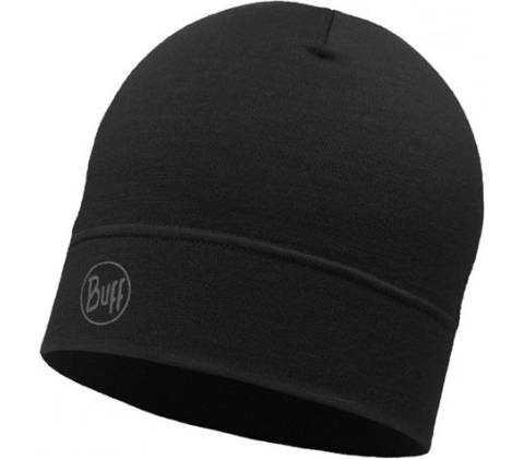 Buff Midweight Wool solid black