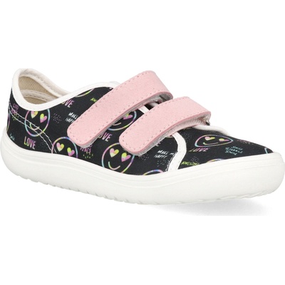 Jonap detské tenisky barefoot Moon smile black