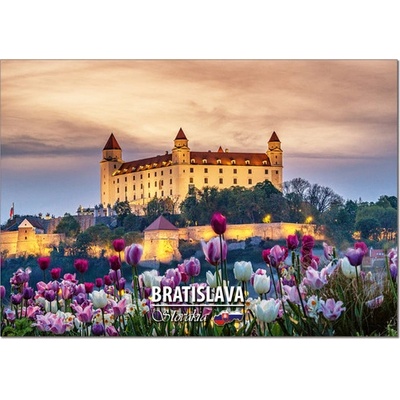 (A6) Pohľadnica A6 Bratislava k16 (tulipány)