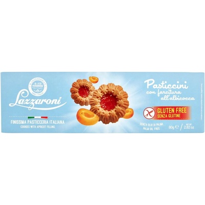 Lazzaroni bezlepkové marhuľové pečivo 80 g