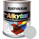 Farby na kov Rust Oleum Alkyton antikorózna farba na hrdzu 2v1 Ral 7035 šedá svetlá 250 ml