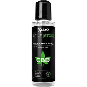 Здраве Acne Stop Мицеларна вода CBD, 150 ml