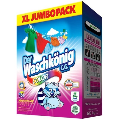 Waschkönig Color prášok na pranie 6 kg 100 PD