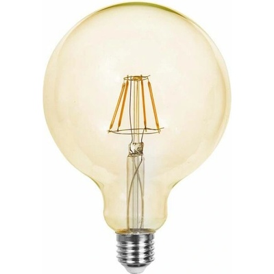 V-TAC Jantárová LED filament žiarovka E27 G125 12,5W