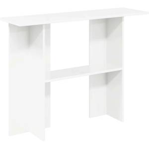 vidaXL Конзолна маса Бяло 100 x 30 x 75 см Инженерна дървесина (8001175)