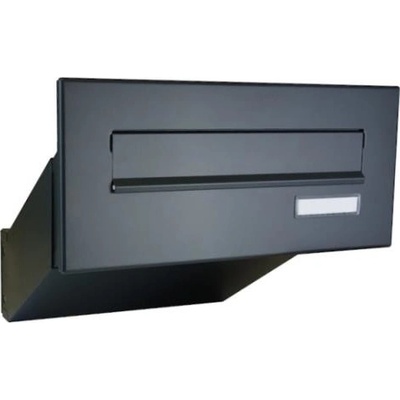 DOLS D-041 ČD-1 RAL7016 - poštová schránka na zamurovanie, s menovkou, antracit