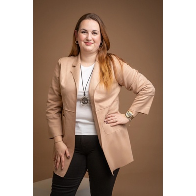 Dlouhé sako SINGLE Světle modrá – Zboží Mobilmania