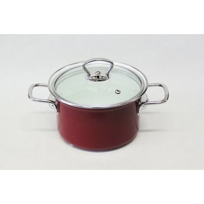 BELIS Hrniec 2,1L so sklenenou pokrievkou 16cm, ECO-CERAM