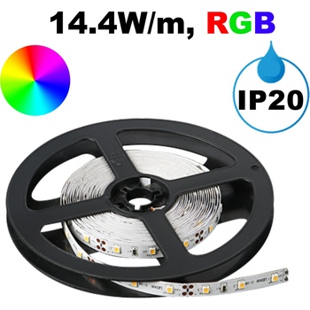 Image 1 of UltraLux Led ЛЕНТА, 14.4w/m, rgb, 12v dc, smd5050, 60leds/m (ng5060rgb)
