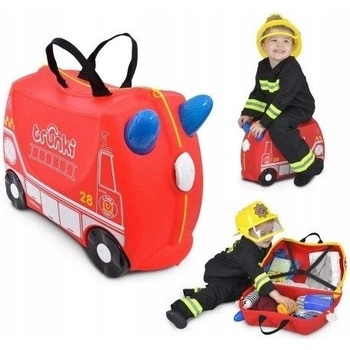 Trunki Kufřík + hasičský vůz Frankie
