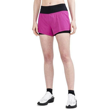 Craft ADV Essence 2v1 šortky dámské růžová