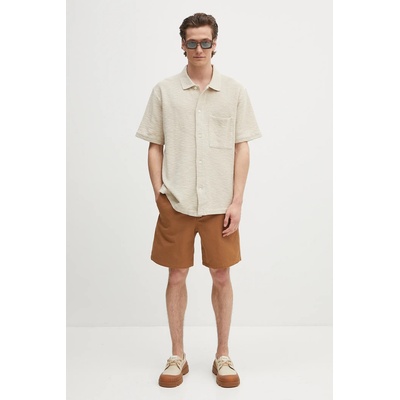 Памучна риза Norse Projects Gustav Crochet Jersey Shirt (N01.0683.2064)